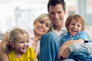 stock image of a family for a service page about pediatric Hemangiomas and Vascular Malformations treatment in Birmingham, AL